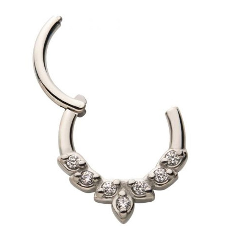 Sept Gem Hinged Segment Ring