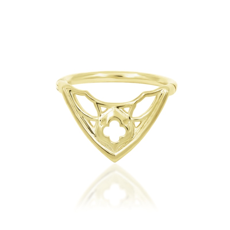 Cathedral from Junipurr 14K Yellow Gold