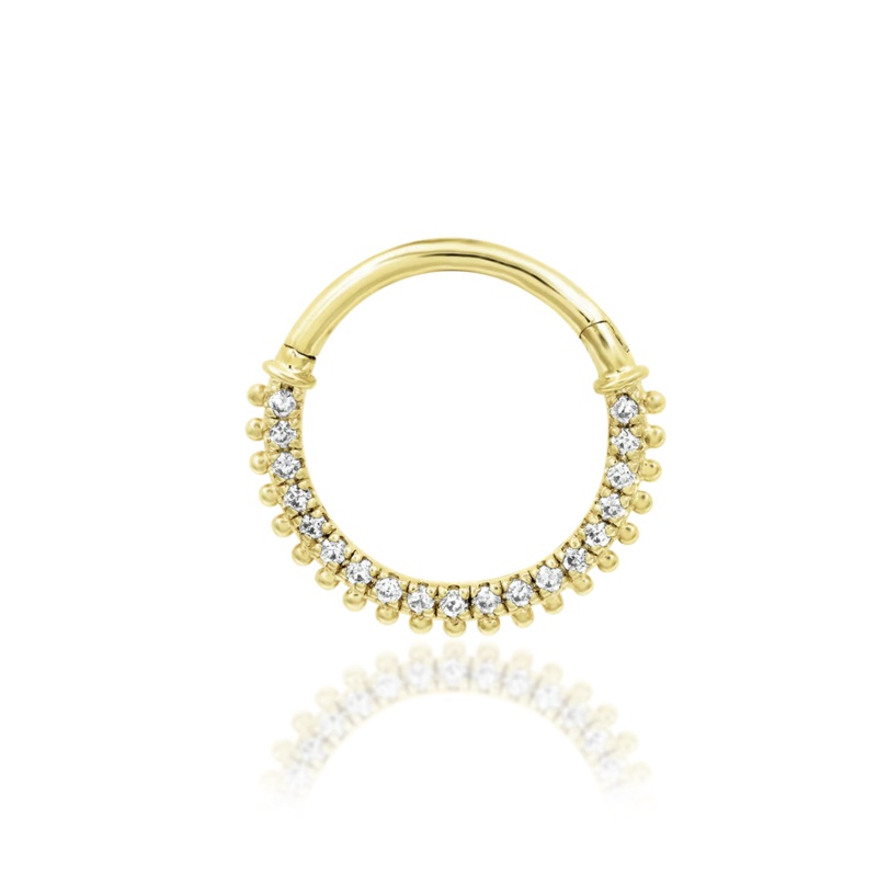 Mimi from Junipurr 14K Yellow Gold 16G 11/32″ (9mm)