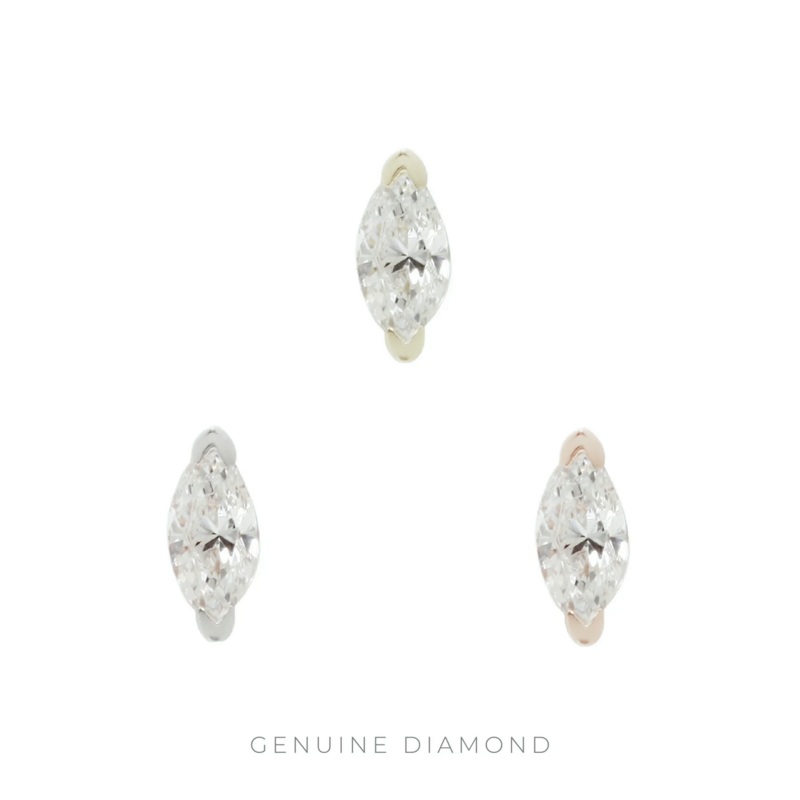 Zuri Genuine Diamond From Buddha 14K Yellow Gold