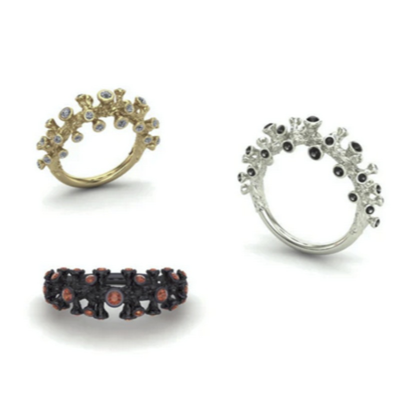 Anastasia Clicker from M.US.HROOM 5/16″ White CZ