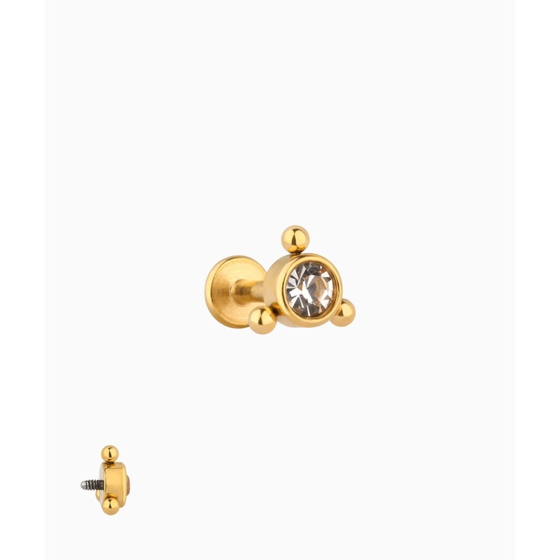 Hope Flatback Stud Gold