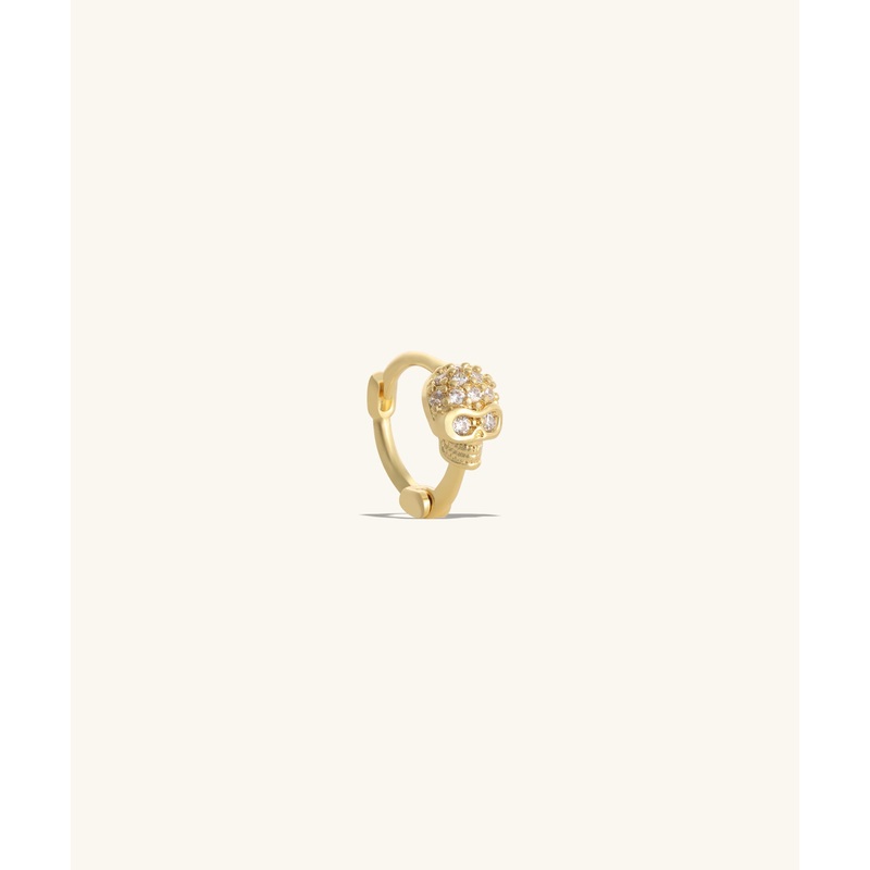 Skull Hoop Gold