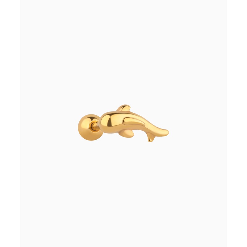 Whale Stud Gold