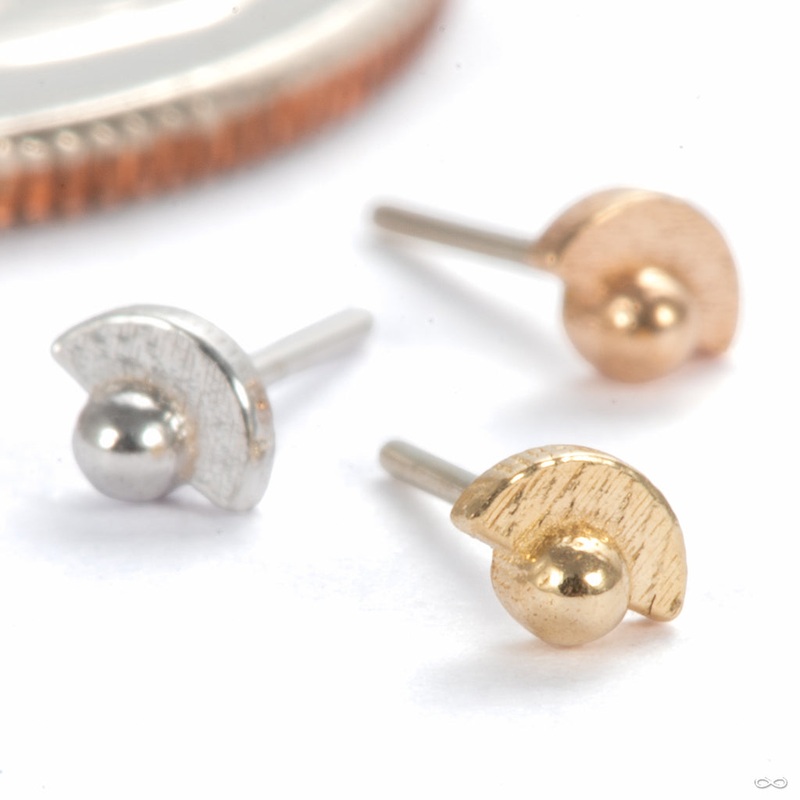 Half Full with Dottie Press-fit End in Gold from Pupil Hall 14k Rose Gold