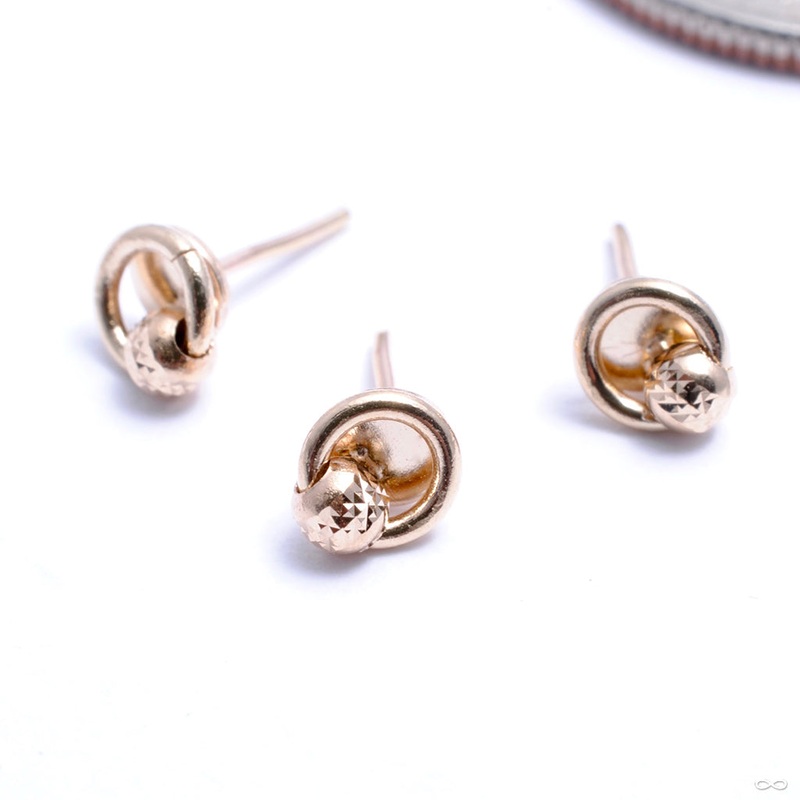 Hulk Holden Press-fit End in Gold from Pupil Hall 14k Yellow Gold