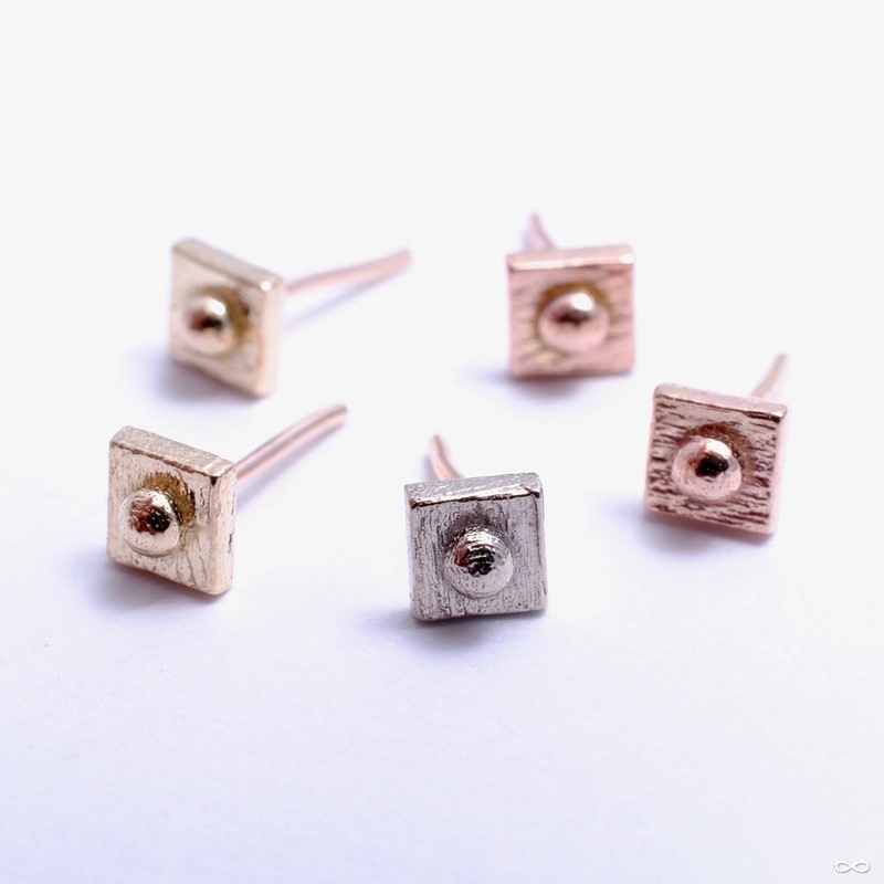 Squrrr with Dottie Press-fit End in Gold from Pupil Hall 14k Rose Gold