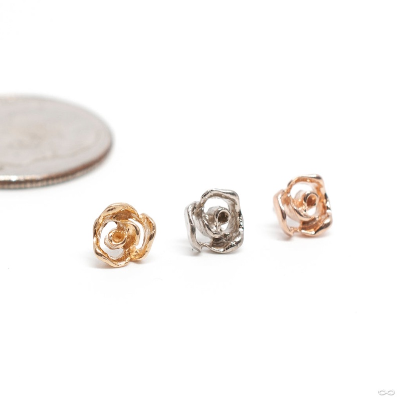 What A Prick Press-fit End in Gold from Pupil Hall 14k Rose Gold