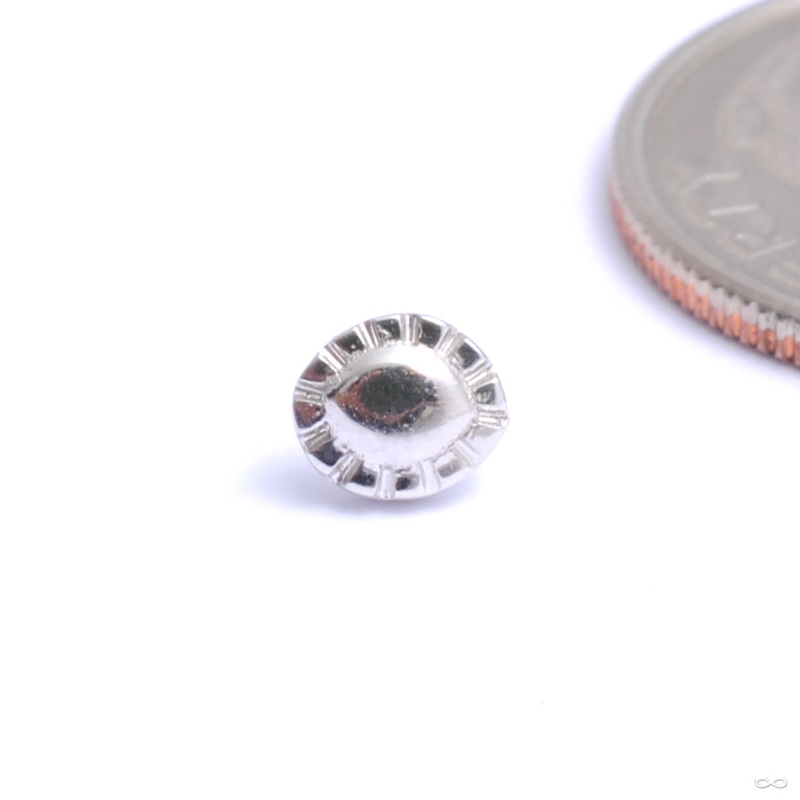 Zeta 02 Press-fit End in Gold from Tether Jewelry 14k White Gold