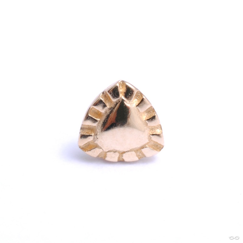 Zeta 03 Press-fit End in Gold from Tether Jewelry 14k Yellow Gold
