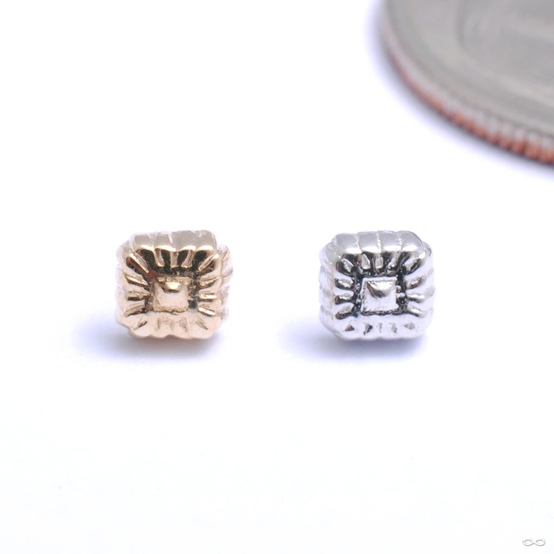 Zeta 04 Press-fit End in Gold from Tether Jewelry 14k Yellow Gold