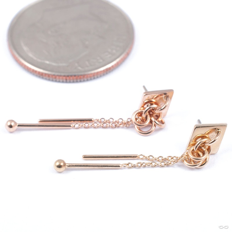 Also Mine Press-fit End in Gold from Pupil Hall 14k Yellow Gold