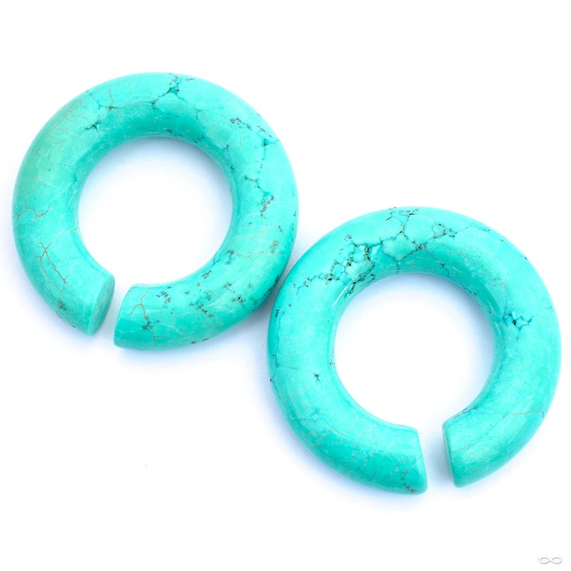 “Turquoise” Rings from Diablo Organics 2g (6mm) 2″