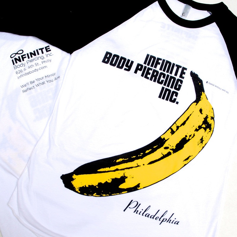 Banana Softball Shirt XS Black/White