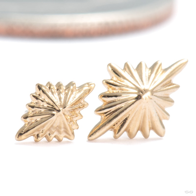 3am to 4am Press-fit End in Gold from Regalia 14k Yellow Gold 3am