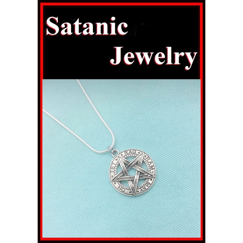 TETRAGRAMMATON PENTAGRAM Charm Necklace.