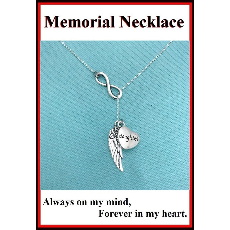 Beautiful Handcraft Daughter Guardian Angel Necklace Lariat Style.
