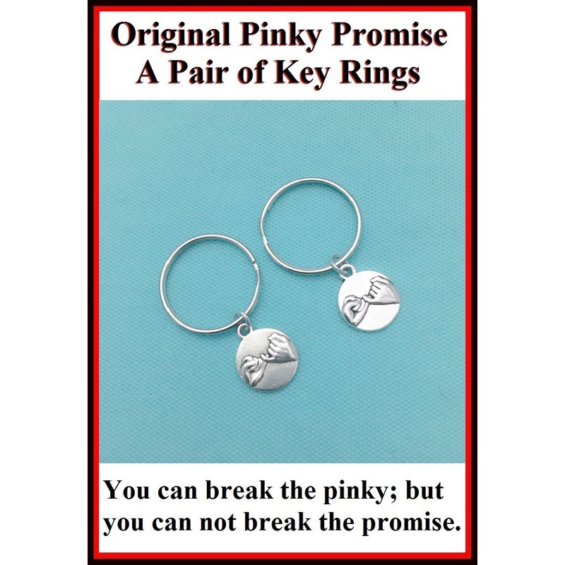 2 Best Friends, PINKY PROMISE Key Chains.