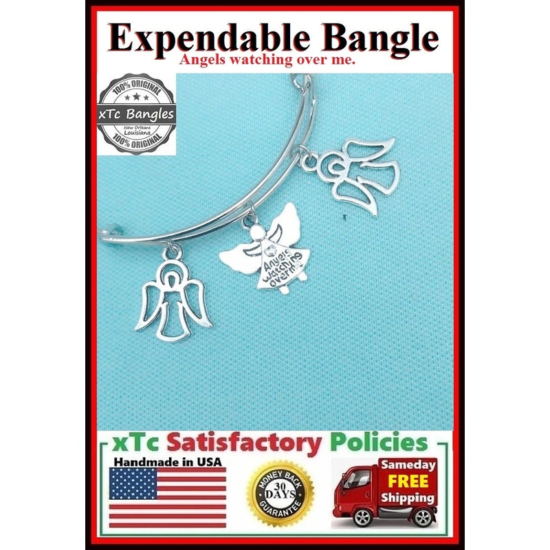 “Angels Watching Over Me” Charms Bangle.