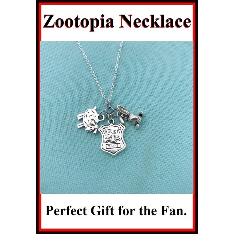 Zootopia Charms: Gorgeous Cluster Charms Necklace.
