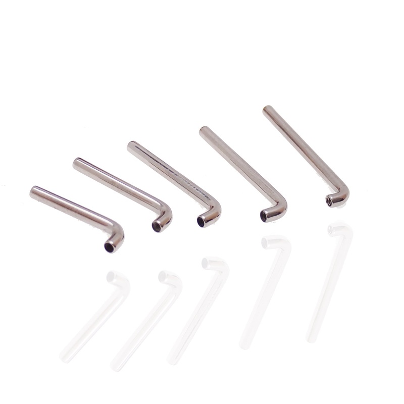 14g J bar Christina Piercing (1.2mm thread) 12mm (1/2”)