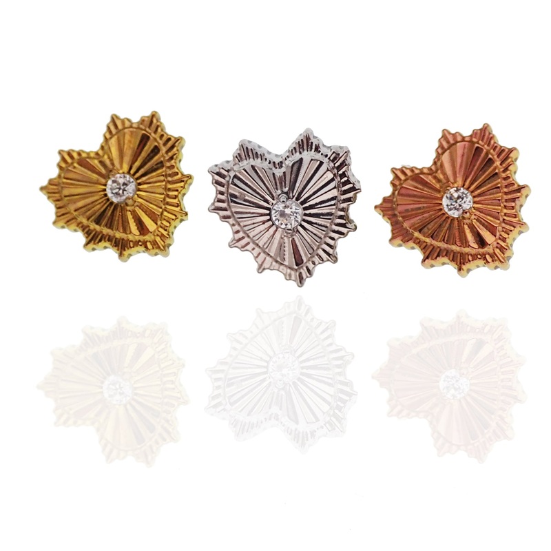 Explosive heart  Titanium Top, Internally threaded 16g (0.9mm)