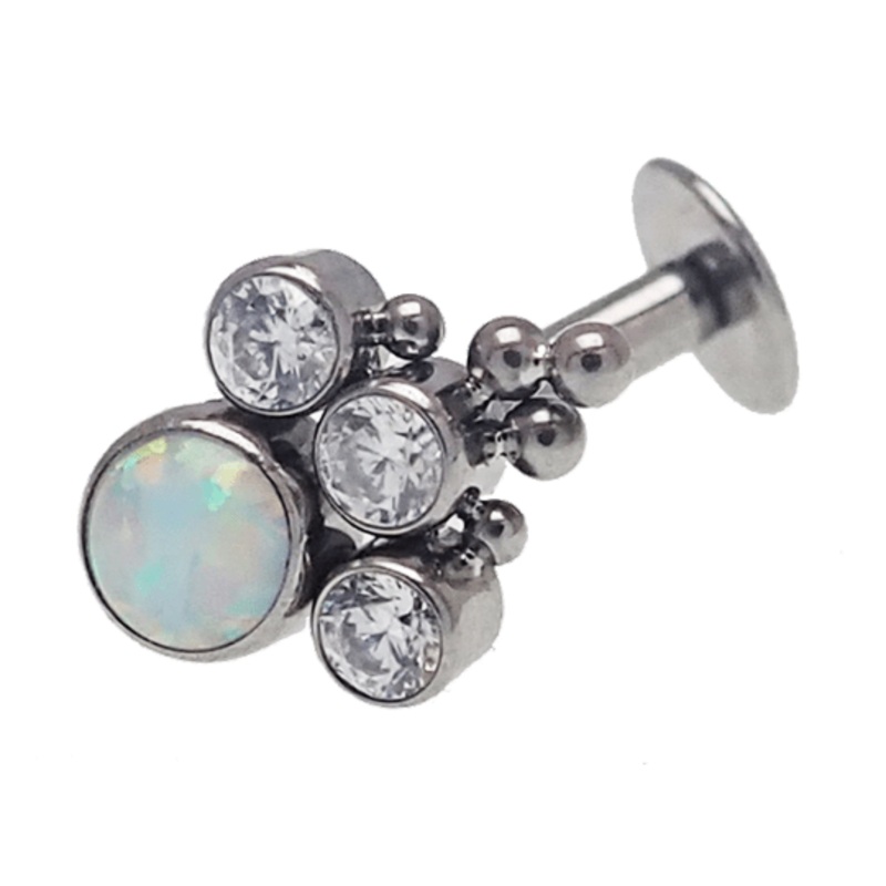 Floating Titanium Belly Bar Piercing 14g 10mm